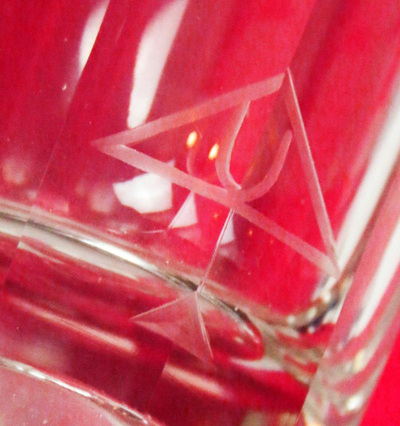 A Superb Crimean War and US Civil War Period Crystal Masonic Gaming Tumbler