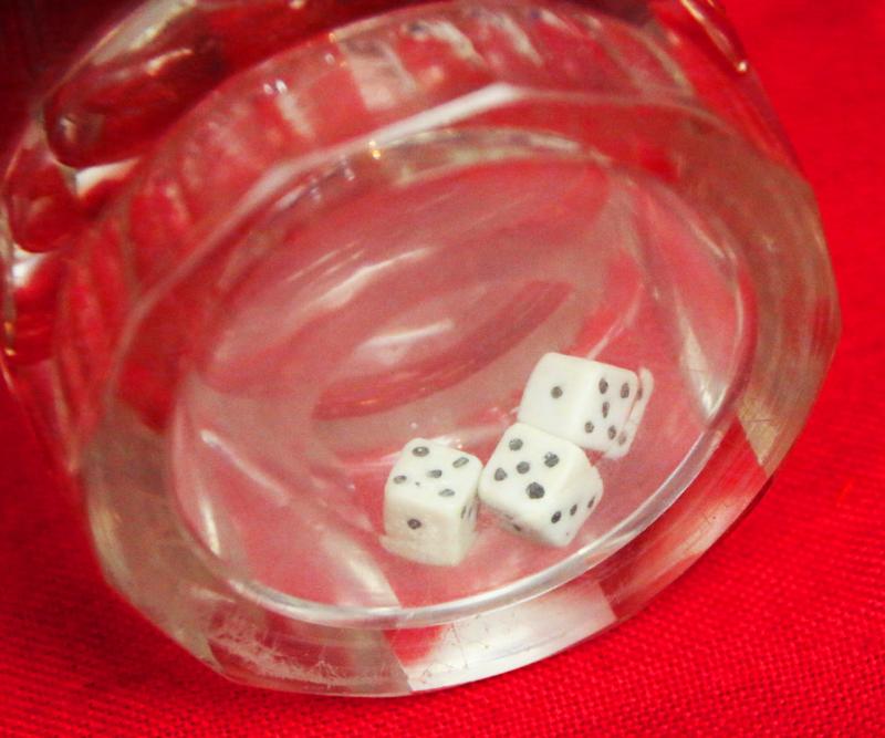 A Superb Crimean War and US Civil War Period Crystal Masonic Gaming Tumbler