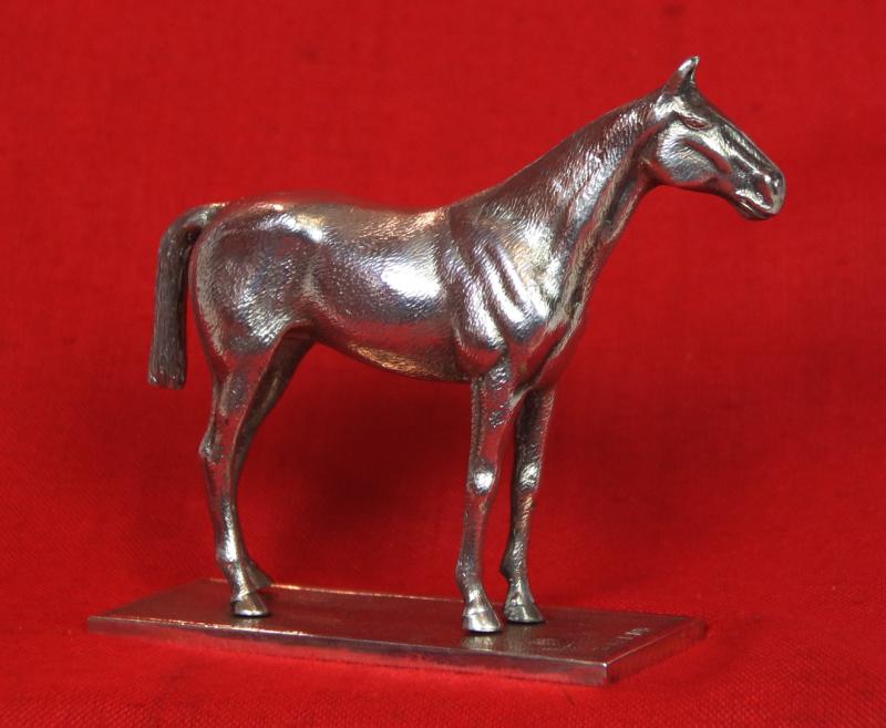 A Solid Hallmarked Sterling Silver Horse, By Carrington and Company Of Regent Street, London, In 1961. Silversmiths To Queen Victoria, Prince Albert, Edward VII and George V, Czar Nicholas I & II,Queen Alexandra of Russia.