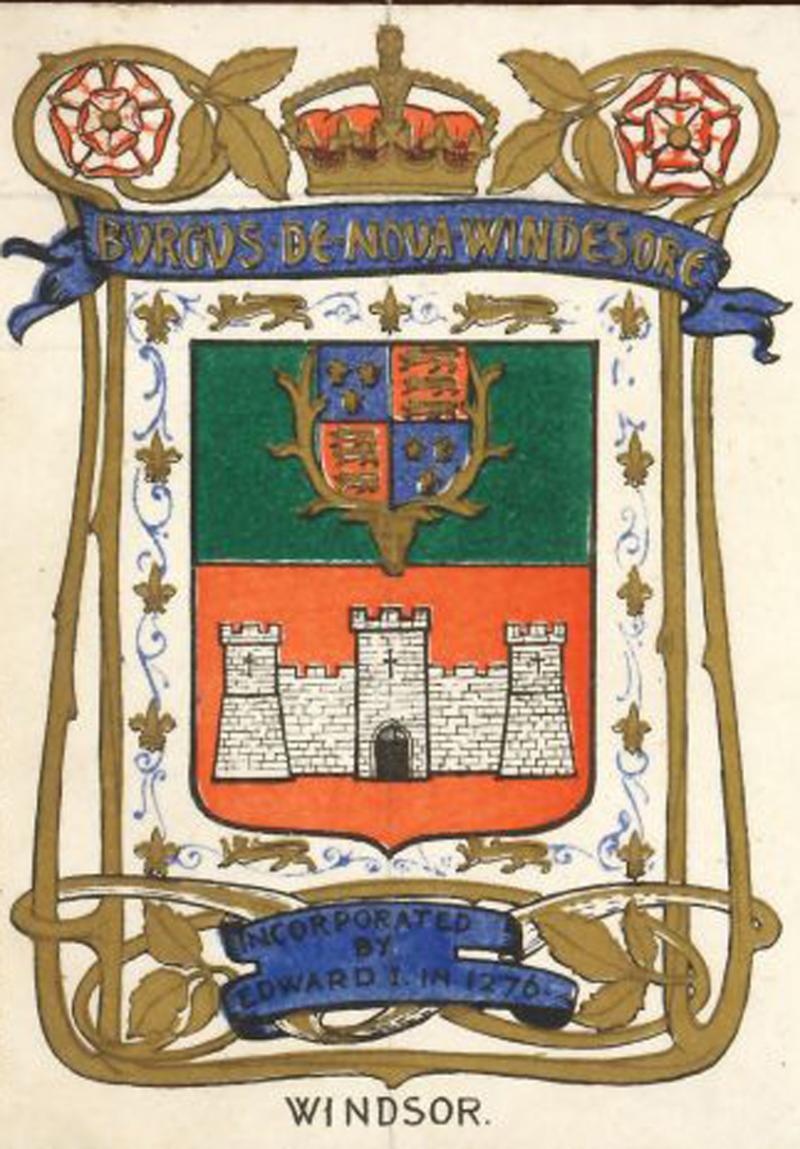 A Superb Solid Sterling Silver Cigarette & Cigar Box, Early H.M. Queen Elizabeth IInd Period With The Crest of the Royal Borough of Windsor, & The Castle