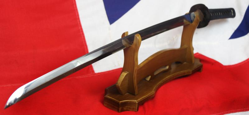 A Very Fine Superior, Very Likely Gendaito, Traditional Hand Made Japanese Officer's Sword. Signed Tanigawa Ichishin Saku In Fabulous Condition