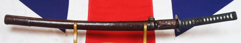 A Very Fine Superior, Very Likely Gendaito, Traditional Hand Made Japanese Officer's Sword. Signed Tanigawa Ichishin Saku In Fabulous Condition