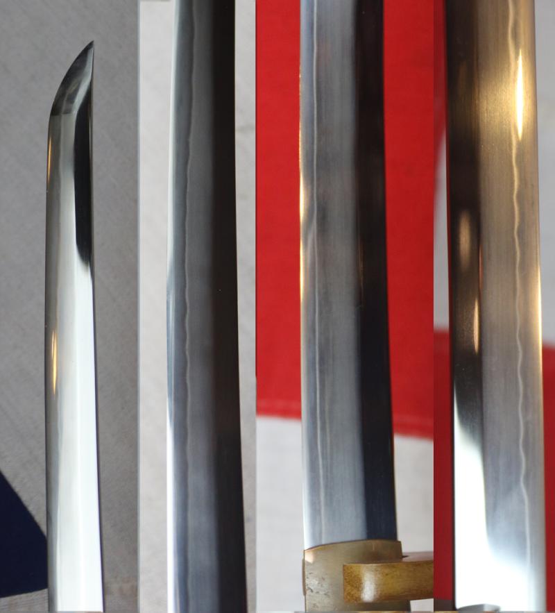 A Very Fine Superior, Very Likely Gendaito, Traditional Hand Made Japanese Officer's Sword. Signed Tanigawa Ichishin Saku In Fabulous Condition