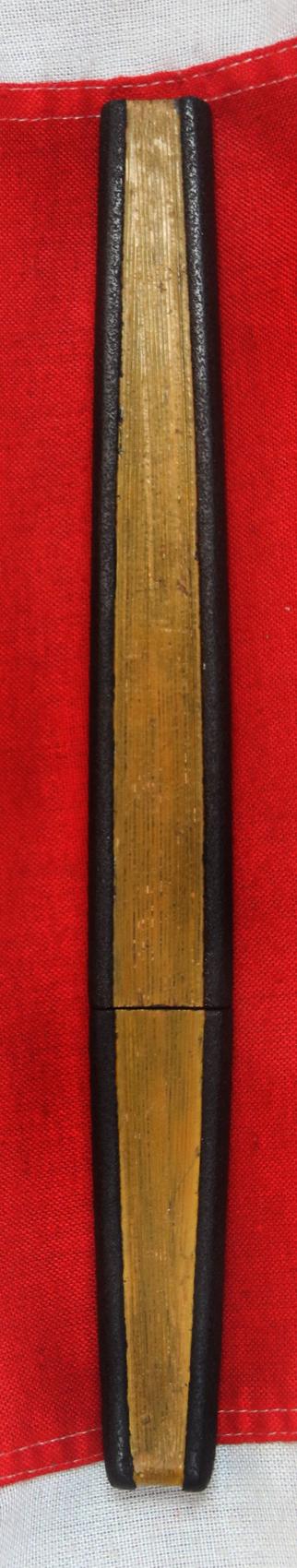 A Superb, Original, Antique Japanese Shinshinto Period, 19th Century, Samurai's, Secret, Hidden Fan-Dagger, A Kanmuri-Otoshi Form Kakushi Ken