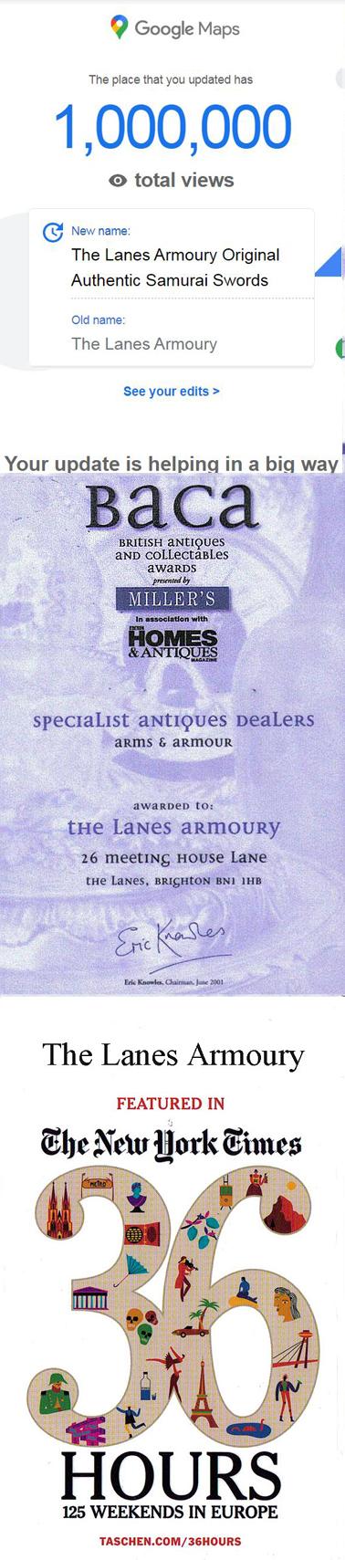 One Million Viewers!! Google Just Informed Us 1,000,000 People Searched To Find Our Location on Google Maps Since We Updated Our Company Entry Recently.