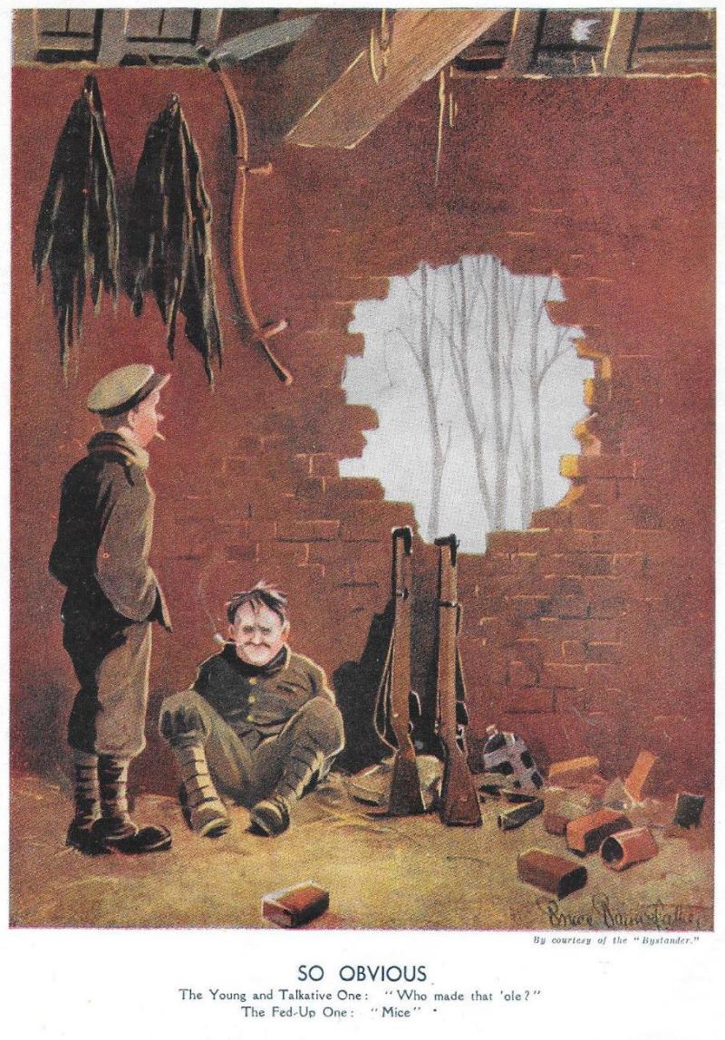 A Superb, Original, WW1 British Brodie 'Tommy' Combat Helmet. Veteran Painted With WW1 Cartoon & Theatre Character 'Old Bill'