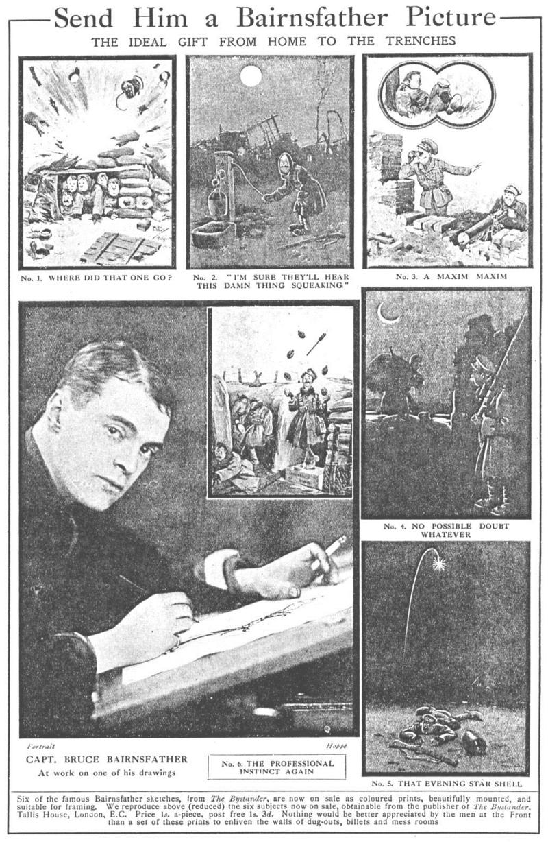 A Superb, Original, WW1 British Brodie 'Tommy' Combat Helmet. Veteran Painted With WW1 Cartoon & Theatre Character 'Old Bill'