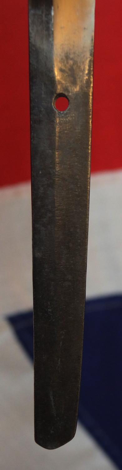 A Stunning, Antique, Edo Period Shinto 'Dragon Horimono' Katana With A Carved Horimono Blade of a Dragon. With a Superb Suguha Hamon