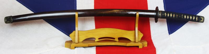 A Most Fine & Attractive Antique Pre Edo Period Koto Han Dachi Mounted {Semi Tachi Style} Samurai Katana With A Superb Blade in Near Pristine Condition