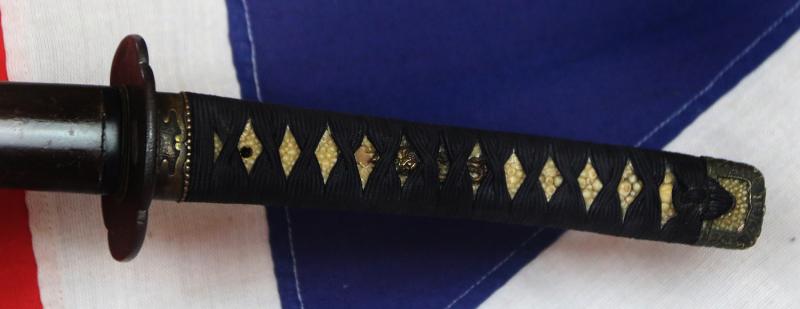 A Most Fine & Attractive Antique Pre Edo Period Koto Han Dachi Mounted {Semi Tachi Style} Samurai Katana With A Superb Blade in Near Pristine Condition