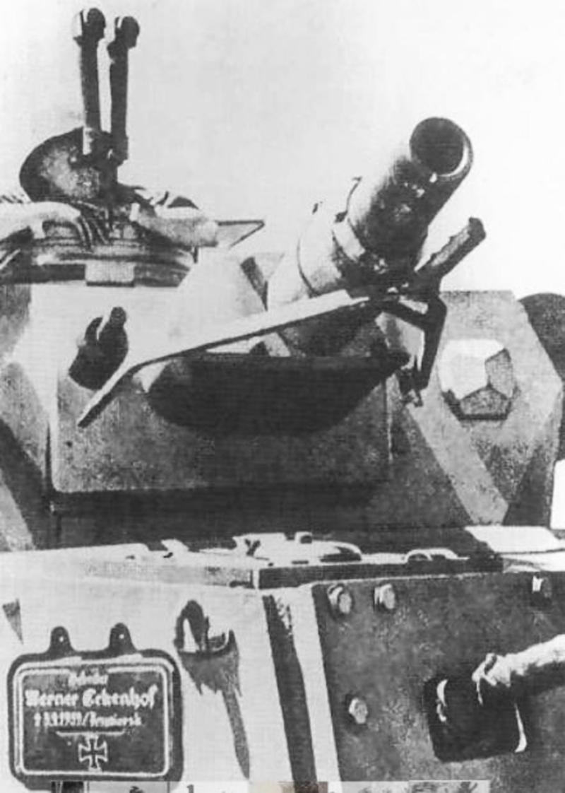 Original German WWII ‘Rabbit Ear’ Optic Sighting Periscope, Scherenfernrohr S.F.14.Z.Gi. Tank Turret Mounting