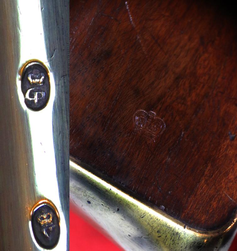 A Superb Finest Quality Large Royal Naval Sea Service Brass Cannon Barelled Flintlock Blunderbuss. Made by I Gore of The Minories, London. With Ordnance Crown Stamp. Land Pattern Brass Furniture. Circa 1760