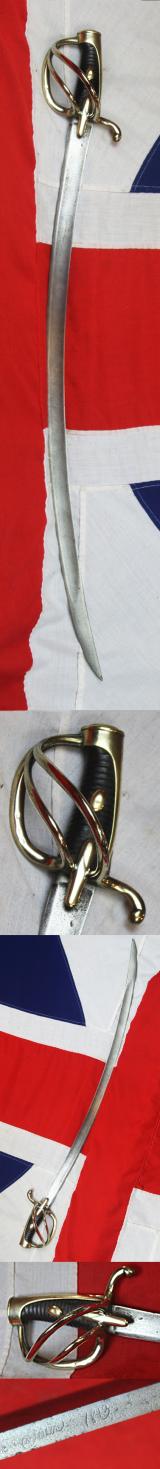 A Very Fine & Rare Original Napoleonic Wars ANXI Light Cavalry Trooper's Sabre. Used by Napoleon's Most Famed Lancers, Hussars, Chasseurs. The Sabre Troupe de Cavalerie Légère Modèle AN XI