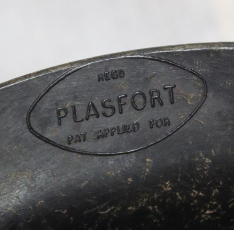 A Very Rare WW2, Factory Named 'Battle of Britain' & 'The Blitz' Period Rowntree's Factory Civil Defence Munitions Helmet. A Non Sparking Plasfort I R O Helmet, Used Before, During & After The 1942 Baedeker Raid in York. 9,500 Homes Destroyed