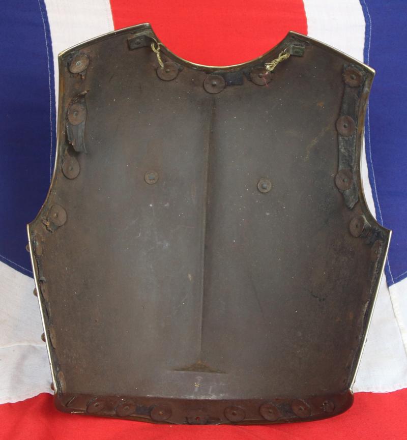 Original, Antique, Victorian Household Cavalry Armour Breastplate Cuirass of the LifeGuards, The Blues &The Royals. the Mounted Personal Bodyguard Regiments of the British Monarch, Part of The Household Division