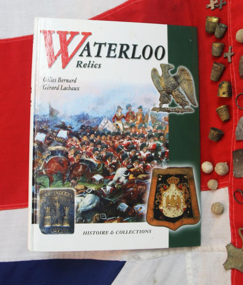 A Superb Battle of Waterloo Artifact Recovered From The Battle Site, A Soldier's Small Bronze Crucifix, Lost On The Field of Battle At Waterloo & Recovered at La Haye Sainte.