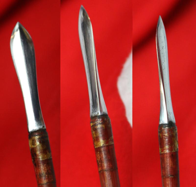 A Delightful & Beautiful Early to Mid Edo Period 1598-1863 Samurai War Arrow. A Tsubaki-ne, With A Haft of Yadake Bamboo & With Sea Eagle Flights. With A Beautifully Rare Stunningly Polished Tamahagane Steel Head