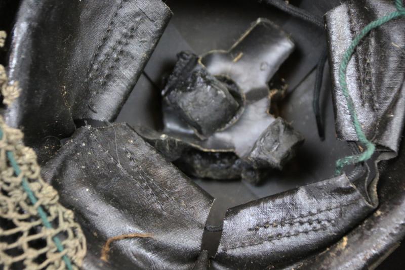 A Very Good MK IV D-Day Pattern Camouflage Helmet, With Original WWII Camo Netting. From a 1st Battalion The Duke of Wellington’s Regiment, Korean War Veteran