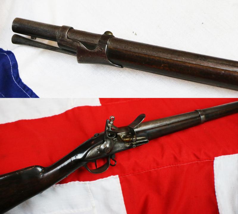 Very Fine Napoleonic Wars 1777 Model French Charleville Musket, Made at St Etienne, Napoleonic Wars Period Manufacture Royale in 1814. During Napoleon's Exile at Elba, Used For the War of 100 Days, Quatre Bras & Waterloo, For The Emperor