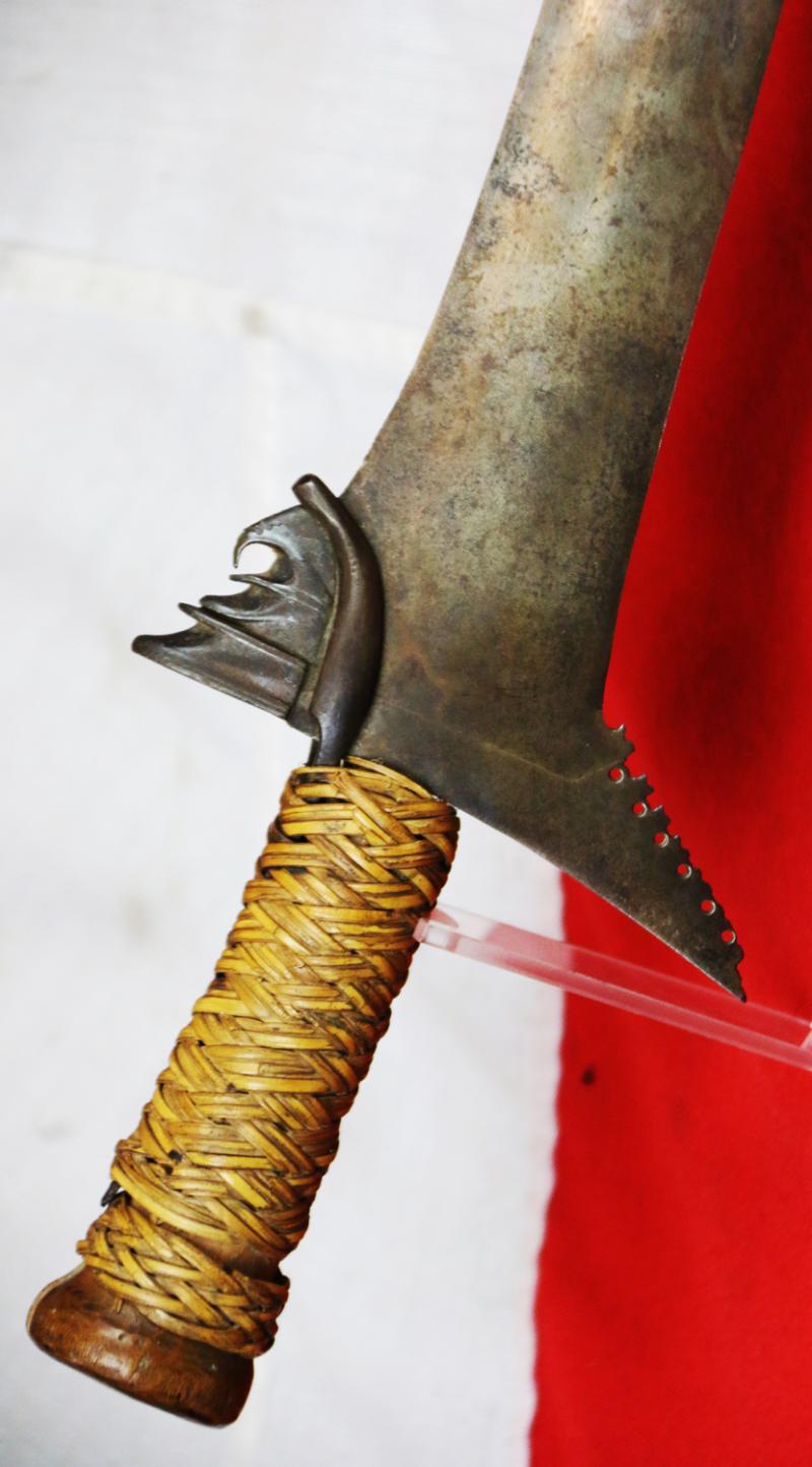 A Fabulous & Massive Antique Moro Keris Kalis, A Phillipines Pre Colonial Style Warrior's Sword