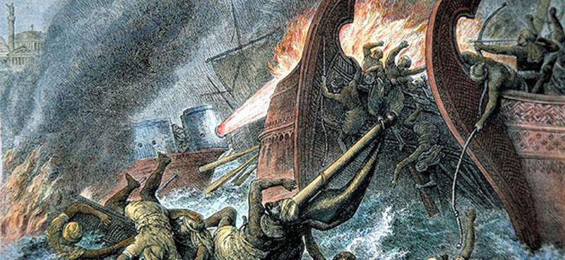 One of The Rarest We Have Ever Seen, An Early Crusades Period 10th Century, Byzantine, Ceramic Greek Fire 'Grenade' Superbly Decorated With Incised Individual Flames & A Moulded 'Ball of Fire' Decor Spout Surround. Around 1,100 Years Old