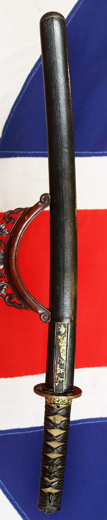 A Fabulous, Museum Grade Signed, Antique, Samurai O-Tanto, Shinto Period. All Original Edo Fittings, Goto School. Absolutely Impeccable Blade Showing Fine Original Edo Polish & Displaying It’s Excellent Gunome Hamon. Overall An Incredibly Handsome Sword