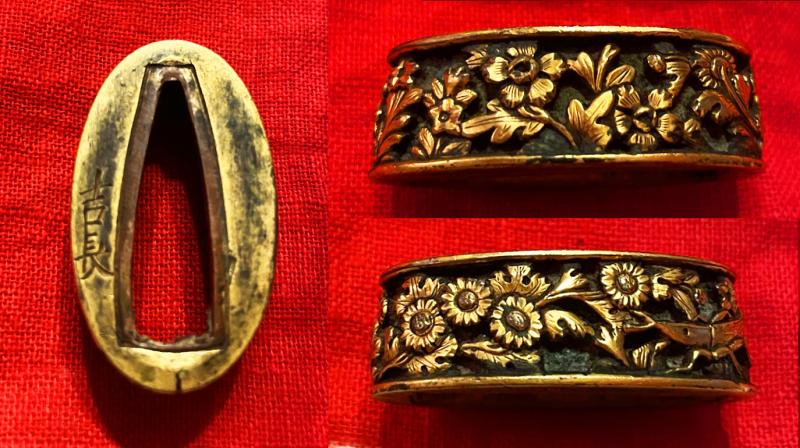 A Fabulous, Museum Grade Signed, Antique, Samurai O-Tanto, Shinto Period. All Original Edo Fittings, Goto School. Absolutely Impeccable Blade Showing Fine Original Edo Polish & Displaying It’s Excellent Gunome Hamon. Overall An Incredibly Handsome Sword