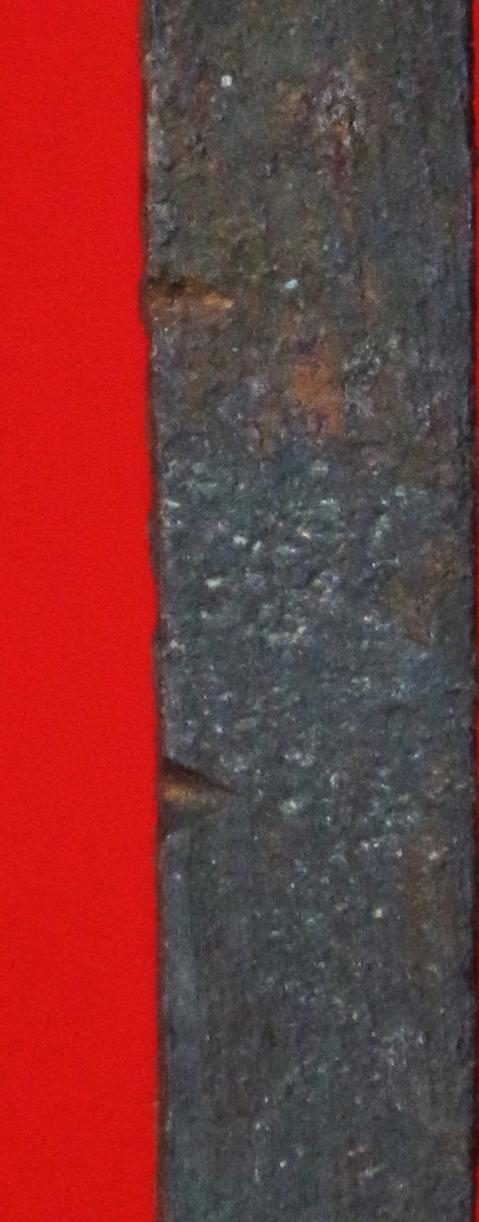 A Fine Edo Period {1600-1868} Samurai Pole Arm Yari, A Hira Sankaku Yari, The Samurai's Combat Lance With Full Tang and its Original Long Haft With Abilone Shell Decor