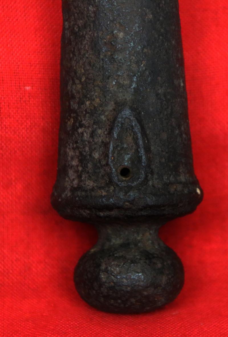 Superb 18th Century American Revolutionary War, King George IIIrd Period Naval Hand Cannon From The Barbary Pirate Raids Period. From 1795, The Annual 'Tribute' Paid to the Regency of Algiers Was 20% of United States Federal Government Expenditure