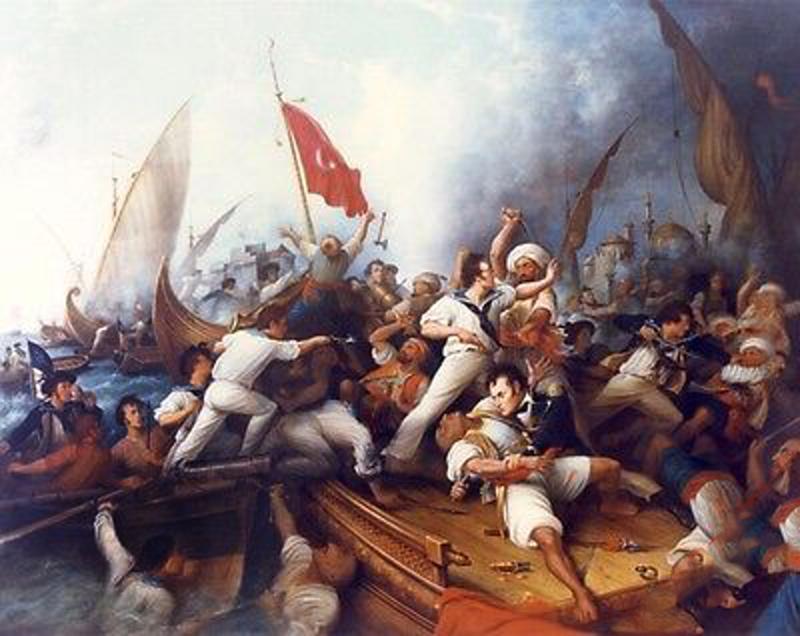 Superb 18th Century American Revolutionary War, King George IIIrd Period Naval Hand Cannon From The Barbary Pirate Raids Period. From 1795, The Annual 'Tribute' Paid to the Regency of Algiers Was 20% of United States Federal Government Expenditure