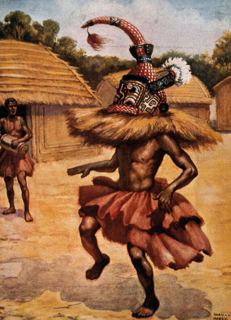 An Original Congolese Songye Fetish Female 'Power Figure'. A Most Beautiful and Perfect Example Of The Combination of Esoteric, Spiritually Symbolic & Cultural African Tribal Art From The Last Century. Late 19th to Early 20th Century.