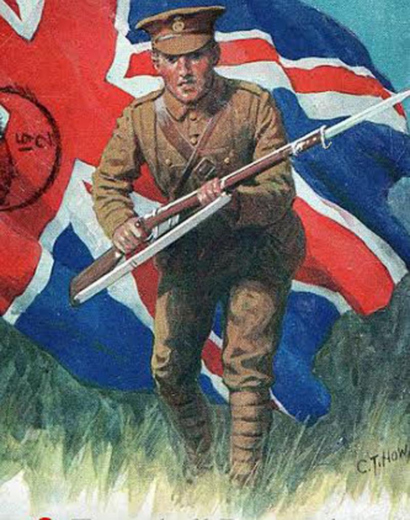 1907 King Edward VIIth Wilkinson Sword Enfield Bayonet For the Early SMLE Rifle in Original Scabbard & Canvas Frog. issued To The 2nd Bt. Lancashire Fusiliers