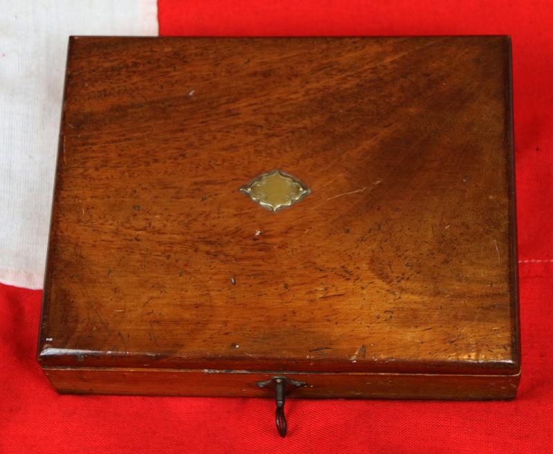 A Rare, and Most Attractive Early Model Antique Smith & Wesson Mahoghany Cased .38 Cal. Double Action 5 Shot Revolver. Rare Three Figure Serial Number Circa 1880