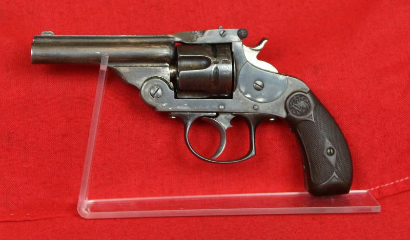 A Rare, and Most Attractive Early Model Antique Smith & Wesson Mahoghany Cased .38 Cal. Double Action 5 Shot Revolver. Rare Three Figure Serial Number Circa 1880