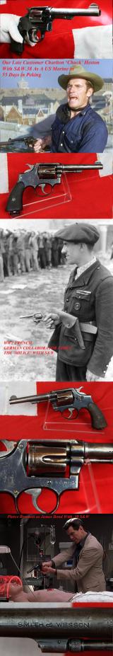 A Very Good Deactivated Smith & Wesson .38 Cal. 6 Shot Double Action Revolver 5