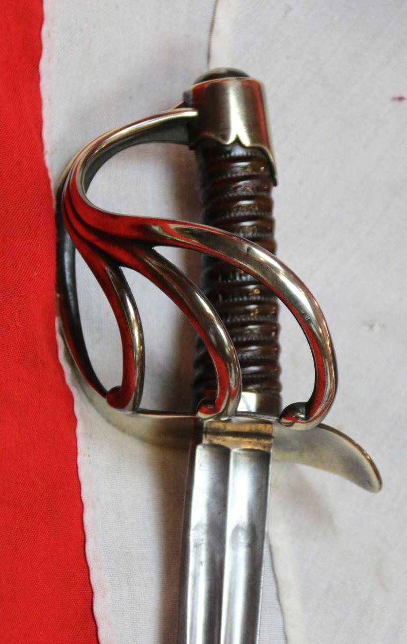 A Fabulous, French, Napoleonic Wars, ‘Year 13’ Cuirassier Sword, Manufactured at Versailles in the Grand Armee Period, Circa 1805. AP, Blade Stamped With L'Atelier Precision Paris, & Fasces, Paris Blade Workshop. Battle of Austerlitz Up To Waterloo