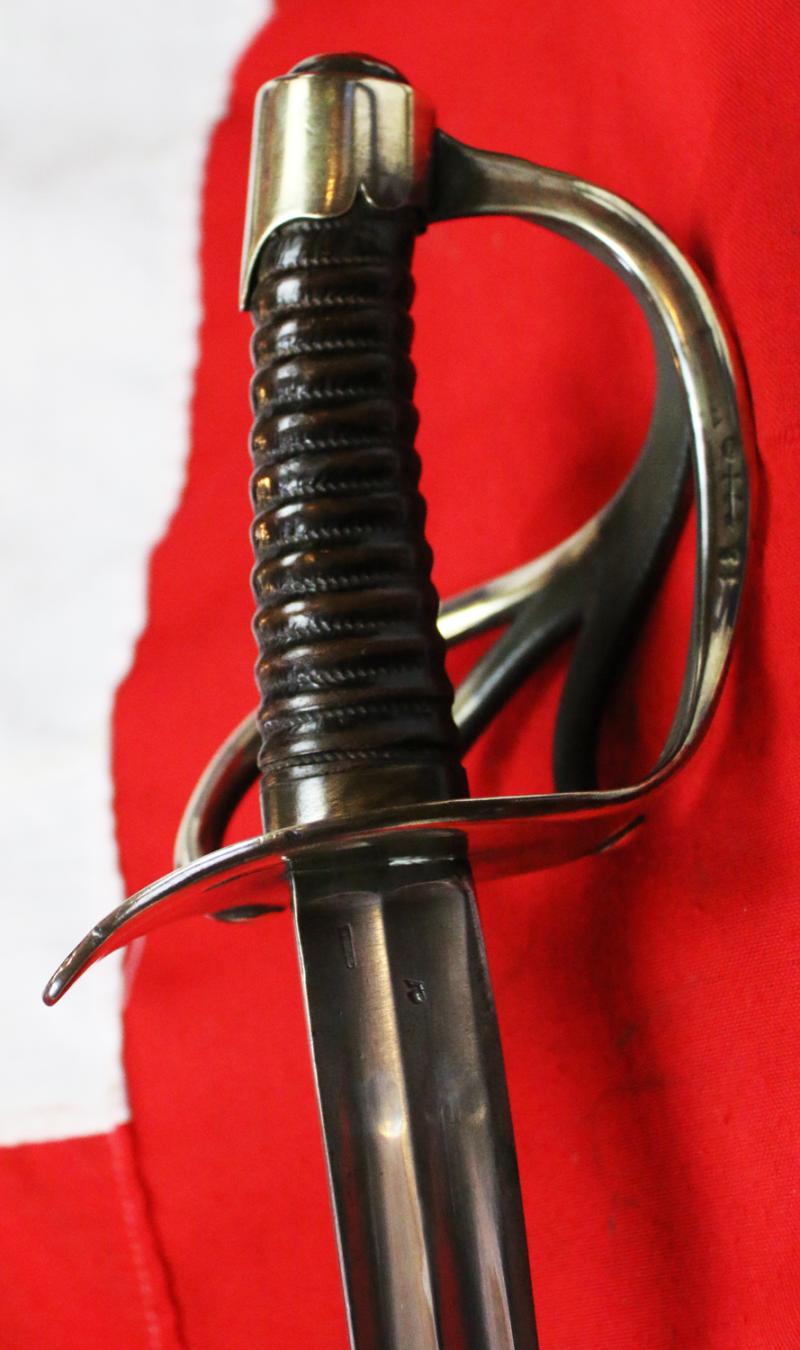A Fabulous, French, Napoleonic Wars, ‘Year 13’ Cuirassier Sword, Manufactured at Versailles in the Grand Armee Period, Circa 1805. AP, Blade Stamped With L'Atelier Precision Paris, & Fasces, Paris Blade Workshop. Battle of Austerlitz Up To Waterloo