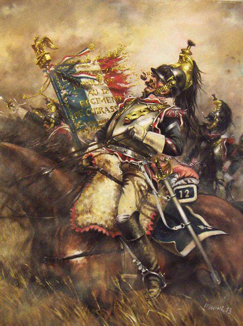 A Fabulous, French, Napoleonic Wars, ‘Year 13’ Cuirassier Sword, Manufactured at Versailles in the Grand Armee Period, Circa 1805. AP, Blade Stamped With L'Atelier Precision Paris, & Fasces, Paris Blade Workshop. Battle of Austerlitz Up To Waterloo