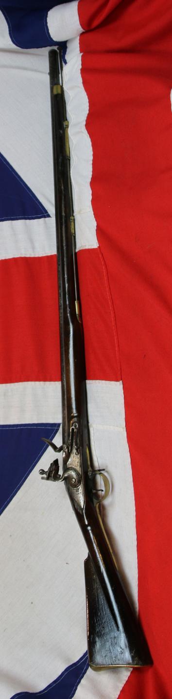 A Beauty! Scottish Regt. Issue 'Tower Of London' GR Crown 'Brown Bess' Musket of the Napoleonic Wars, Peninsular War & Waterloo With Bayonet. Scottish Regimental Markings for Renfrewshire Regt. Then Transferred To The 42nd Foot the 'Black Watch'