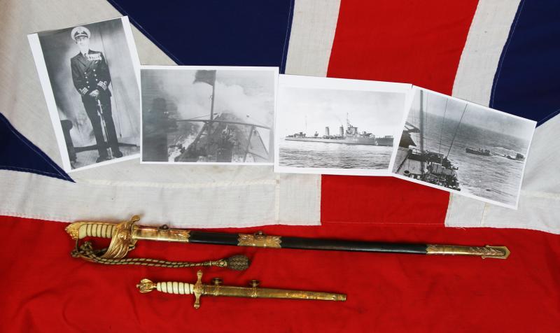 NOW SOLD!! The Most Historical German Officer’s Dagger War Trophy of WW2. Recovered From The Map Room Aboard U-110. The Most Important Capture of WW2. U110 Commanded by Kptlt Fritz Julius Lemp, Hero Of Germany, For His Attack on Battleship HMS Barham