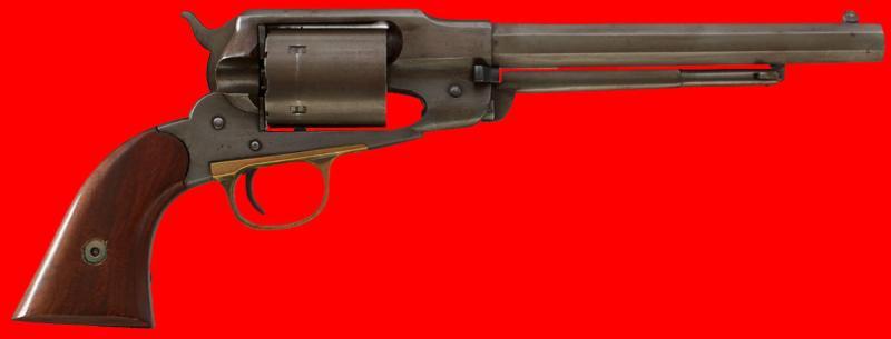 A Rare and Original, American, Antique Civil War Remington Large Calibre Army Revolver, With an Original Wild West Rimfire Cartridge Conversion Upgrade. A Superb 5 Shot Revolver. One of The Most Interesting & Historical Guns of The Civil War & Frontier