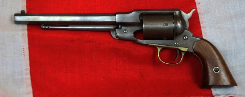 A Rare and Original, American, Antique Civil War Remington Large Calibre Army Revolver, With an Original Wild West Rimfire Cartridge Conversion Upgrade. A Superb 5 Shot Revolver. One of The Most Interesting & Historical Guns of The Civil War & Frontier