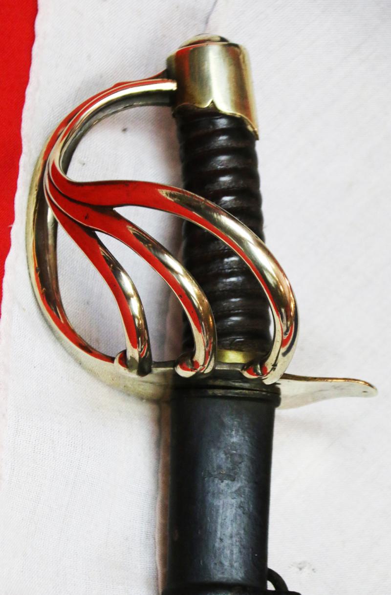 A Singularly Beautiful Napoleonic Wars, Elite Cuirassier's 'Year 13' Imperial French Dated Sword, Of The War of The 100 Days, Culminating at the Battle Of Quatre Bras & The Battle of Waterloo, the Duke of Wellington's Decisive Victory Over Napoleon