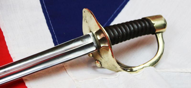 A Singularly Beautiful Napoleonic Wars, Elite Cuirassier's 'Year 13' Imperial French Dated Sword, Of The War of The 100 Days, Culminating at the Battle Of Quatre Bras & The Battle of Waterloo, the Duke of Wellington's Decisive Victory Over Napoleon