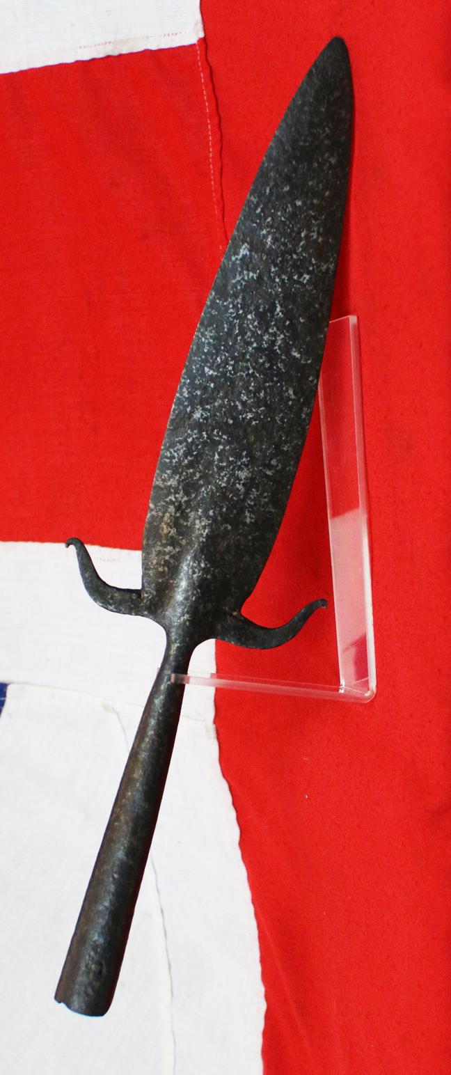 An Original & Super, 17th Century English Civil War Period Pikeman's Partizan Polearm Head