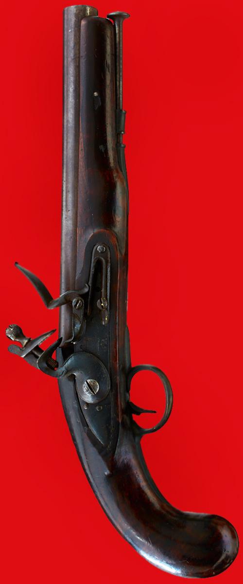 Historical 1796 pat. Heavy Dragoon Trooper's Pistol, Tower of London Proofs, of Waterloo, Used by the Union & Household Brigade, Service Issue, .75 Upgraded Barrel Size Version of 1798. For Extra Penetrative Power Against French Cuirassiers Breast Armour