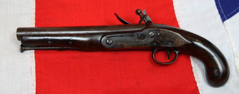 Historical 1796 pat. Heavy Dragoon Trooper's Pistol, Tower of London Proofs, of Waterloo, Used by the Union & Household Brigade, Service Issue, .75 Upgraded Barrel Size Version of 1798. For Extra Penetrative Power Against French Cuirassiers Breast Armour