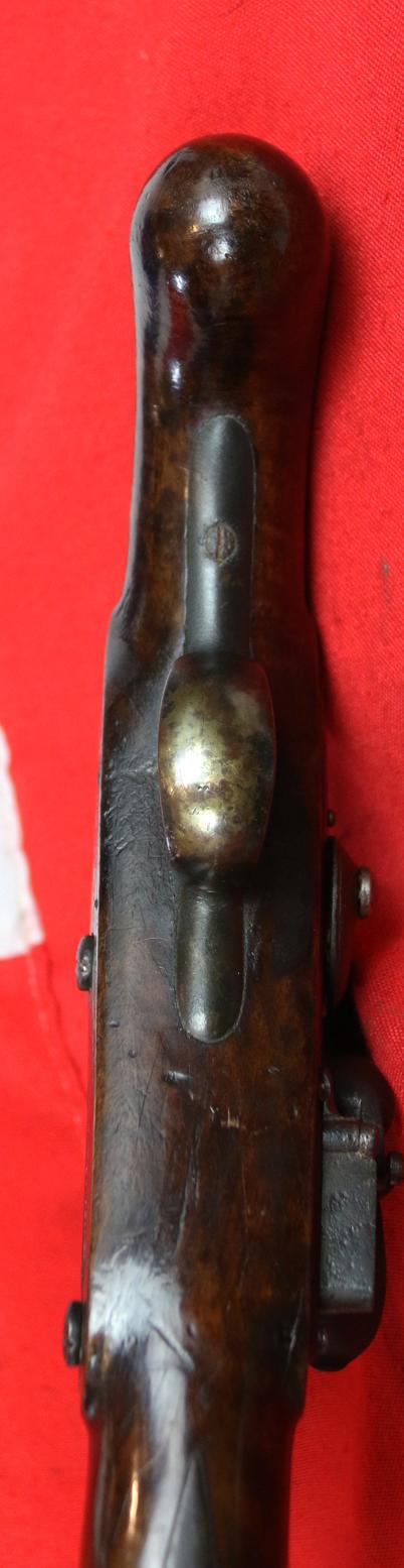 Historical 1796 pat. Heavy Dragoon Trooper's Pistol, Tower of London Proofs, of Waterloo, Used by the Union & Household Brigade, Service Issue, .75 Upgraded Barrel Size Version of 1798. For Extra Penetrative Power Against French Cuirassiers Breast Armour