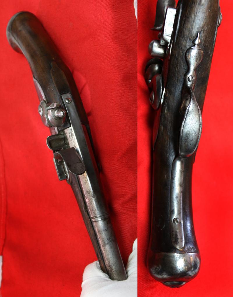 A Wonderful, Very Early Period, 17th Century Flintlock Long Buccaneer's 'Fleet Captain's' or Pirate Pistol By Martin of Angers, Anjou, France. From The Real Pirates of The Caribbean & Port Royal Period The So-Called 'Golden Age of Piracy' Circa 1680