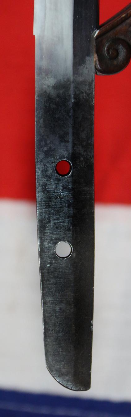 A Most Attractive & Handsome Antique Shinto Wakazashi Around 1600. With Silver Koshirae & Late Edo Sukashi Hawk & Chidori Tsuba. Fine Blade With Beautiful Suguha Hamon, Itame Hada. In Full and Beautiful Polish .